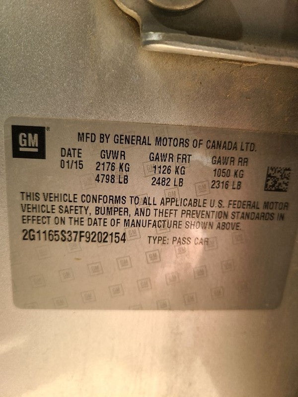 Driver Left Front Door Premier Fits 14-19 IMPALA 651376