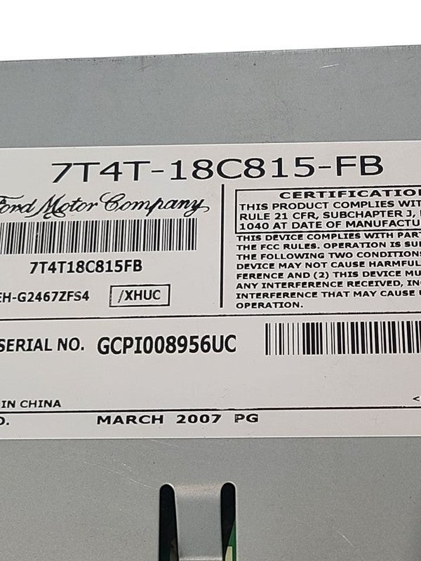 Audio Equipment Radio Receiver AM-FM-6 CD-MP3 Player Fits 07 EDGE 6634