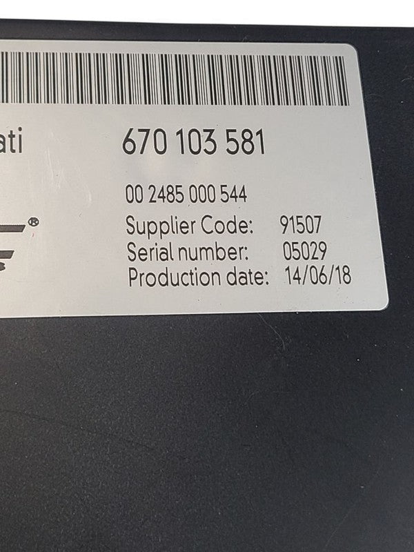 GHIBLI    2019 Chassis ECM 665248