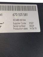 GHIBLI    2019 Chassis ECM 665248