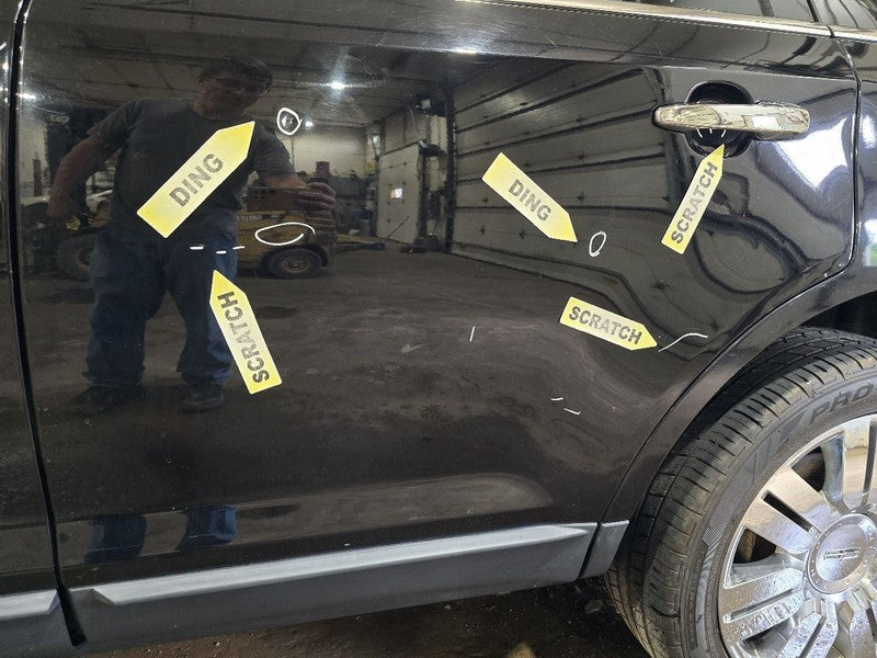 Driver Rear Side Door Privacy Tint Glass Fits 07-10 EDGE 633233