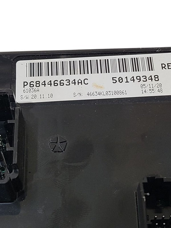 Chassis ECM Temperature Center Of Dash Fits 20-23 CHEROKEE 651928 6844