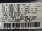 Seat Belt Front Bucket Seat Passenger Buckle Fits 10-12 RDX 635106