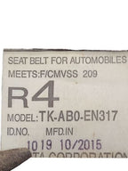 OUTLANDER 2016 Seat Belt Rear 600010
