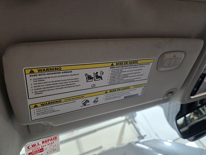 Driver Left Sun Visor Illuminated Fits 14-18 CHEROKEE 623416