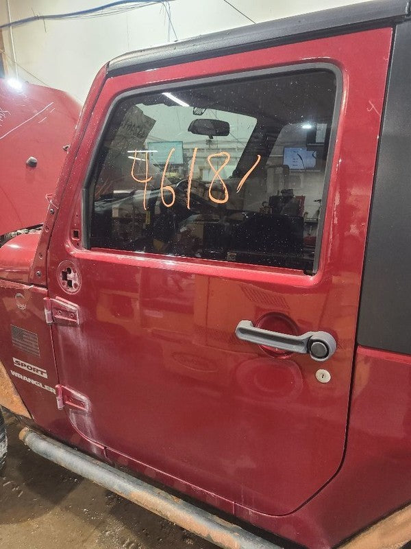 Driver Front Door VIN W 6th Digit Jk Body Full Door Fits 11-18 WRANGLE