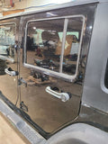 Driver Rear Side Door Full Door Privacy Tint Glass Fits 07-10 WRANGLER