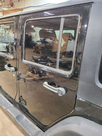 Driver Rear Side Door Full Door Privacy Tint Glass Fits 07-10 WRANGLER