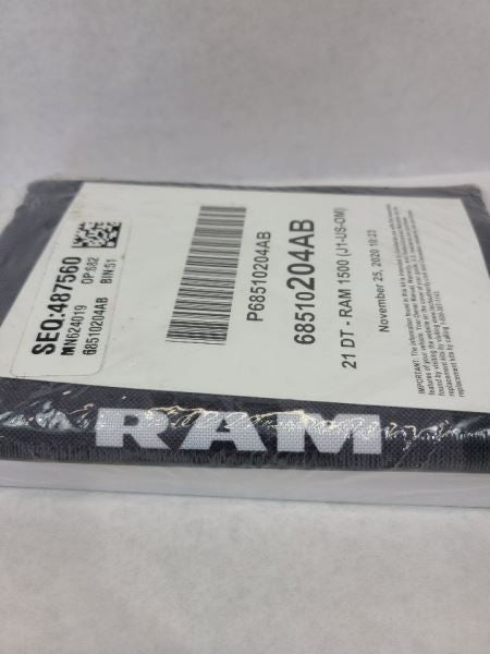 RAM15NEW  2021 Owners Manual 553323