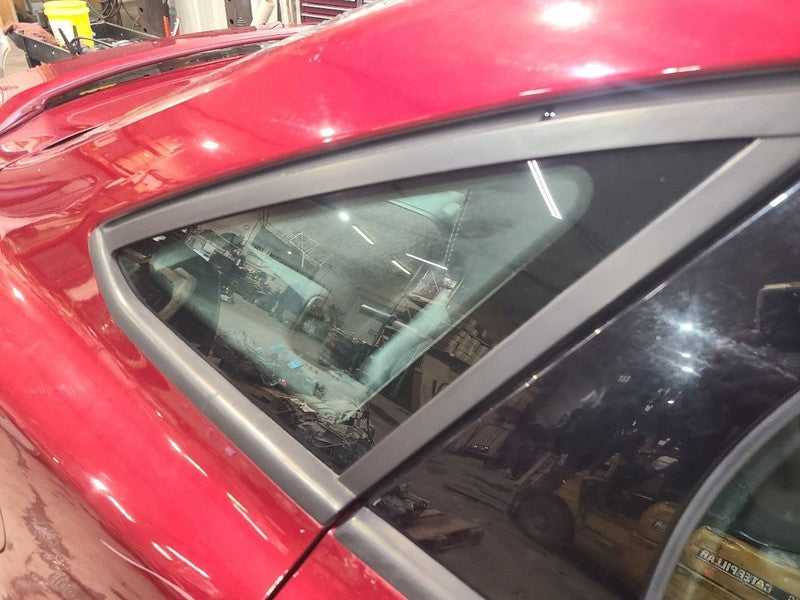 Passenger Quarter Glass Sedan Black Moulding Fits 12-18 FOCUS 652135