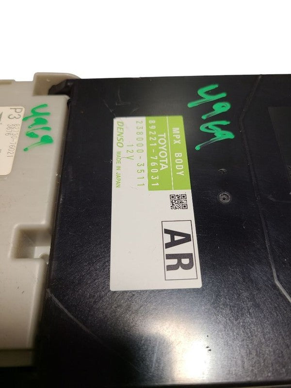Chassis ECM Multiplex Network Left Hand Dash Fits 13 LEXUS CT200H 6222