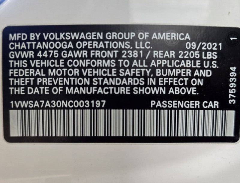 Temperature Control Dual Zone Climatronic Fits 20-22 PASSAT 637956