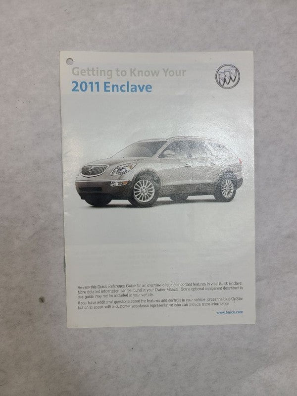 ENCLAVE   2011 Owners Manual 605679