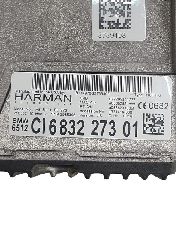 Audio Equipment Radio Am-fm-cd Receiver 1 Din Fits 15-16 BMW 228i 6749