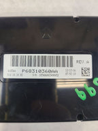Chassis ECM Temperature Dash Mounted Fits 14-17 GRAND CHEROKEE 613677 