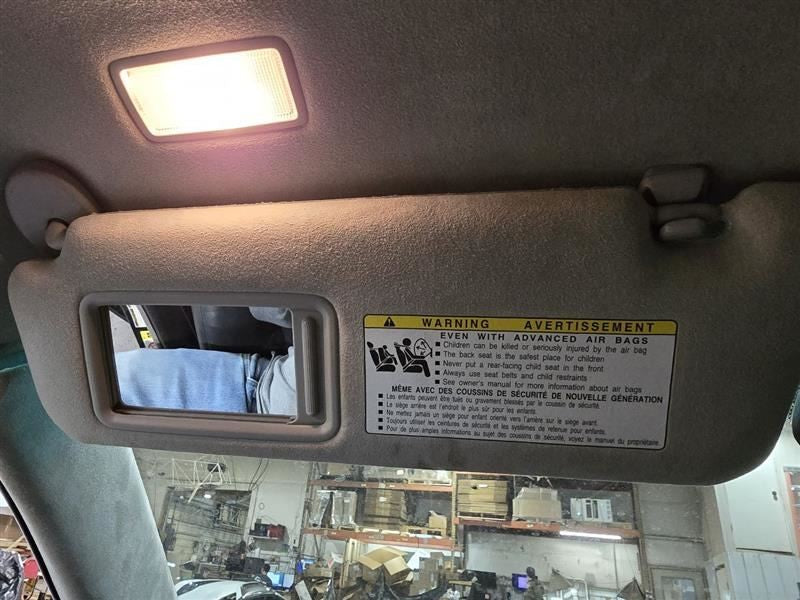 Driver Left Sun Visor Illuminated Fits 07-09 LEXUS LS460 606229
