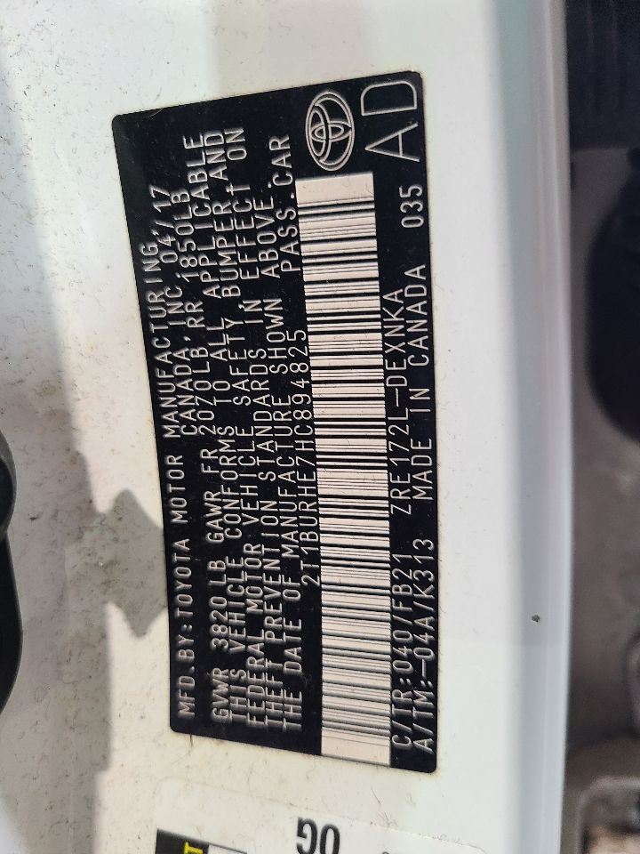 COROLLA   2017 Body Wire Harness 678108